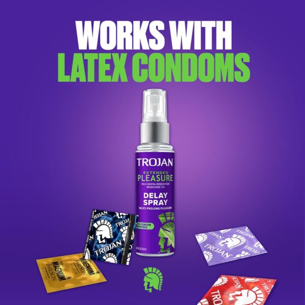 Trojan Power Extended Pleasure Delay Spray for Men - Image 2