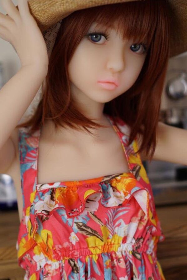 Cecelia – Flat Chest Mini Sex Doll