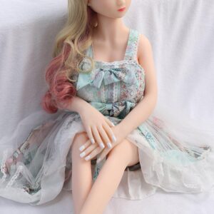 Efia – Blonde Big Breast Mini Sex Doll