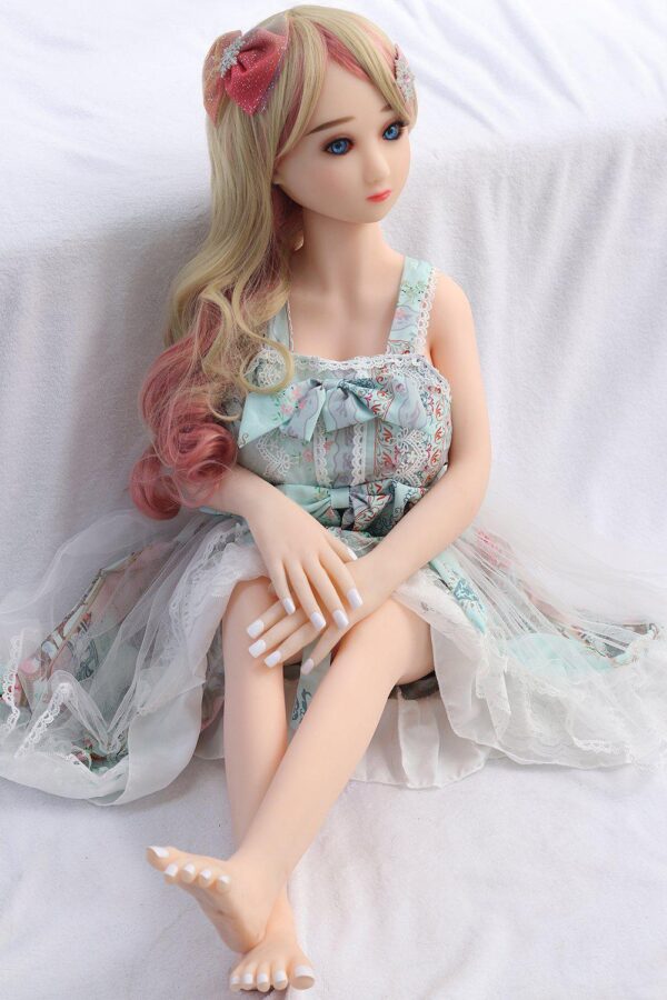 Efia – Blonde Big Breast Mini Sex Doll