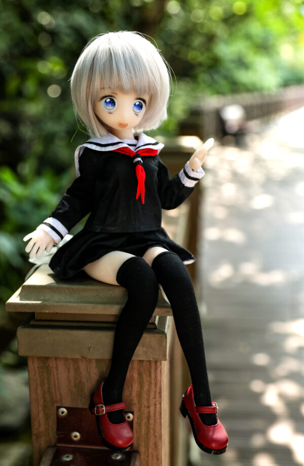 Monica – 1ft3(40cm) Short Hair Cute Amine Figure - Image 10
