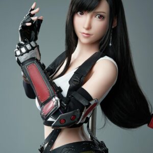 Tifa – Black Hair Anime Sex Doll with Silicone Head