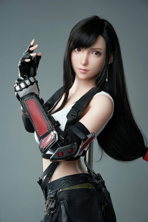 Tifa – Black Hair Anime Sex Doll with Silicone Head
