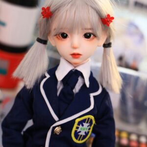 Maggie – 1ft7(50cm) Cute Figure Sex Doll With BJD Head