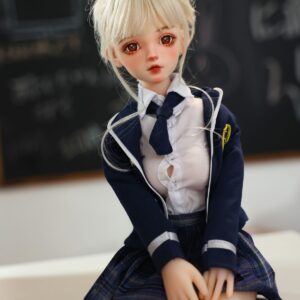 Fifi – 1ft7(50cm) Blonde Tiny Sex Doll with BJD Head