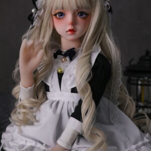 Orlene – 1ft7(50cm) Blonde Tiny Sex Doll with BJD Head