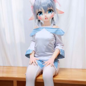Yukiko -2ft8(85cm) Tiny Anime Sex Doll With PVC Head