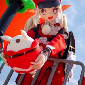 Klee – Mini Anime Genshin Sex Doll with PVC Head