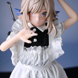 Pure White Erof – 2ft1 (65cm) Tiny Silicone Sex Doll With BJD Head