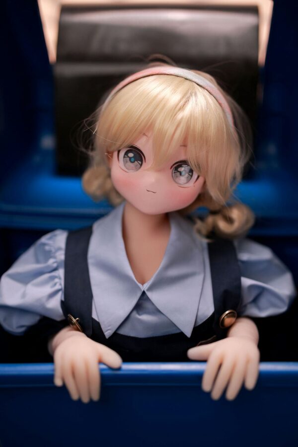 Katlyn – 2ft10(88cm) Blonde Cute Mini Sex Doll With PVC Head