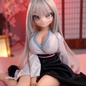 Sullivan – 2ft8(88cm) Big Breasts Anime Sex Doll with PVC Head