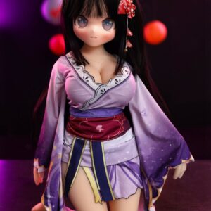Raiden Shogun – 2ft8(88cm) Genshin Anime Sex Doll With PVC Head